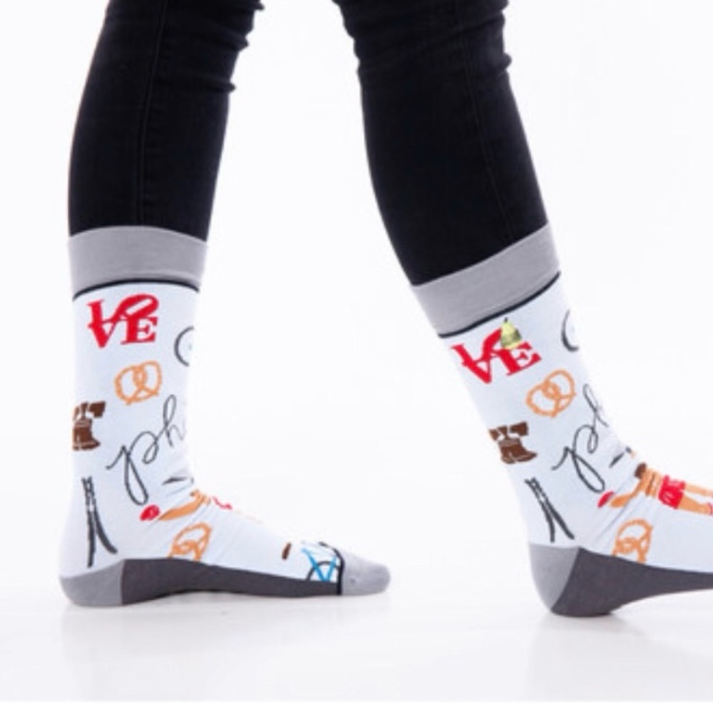 NWT Philly “JAWN” unisex novelty socks - very popular!